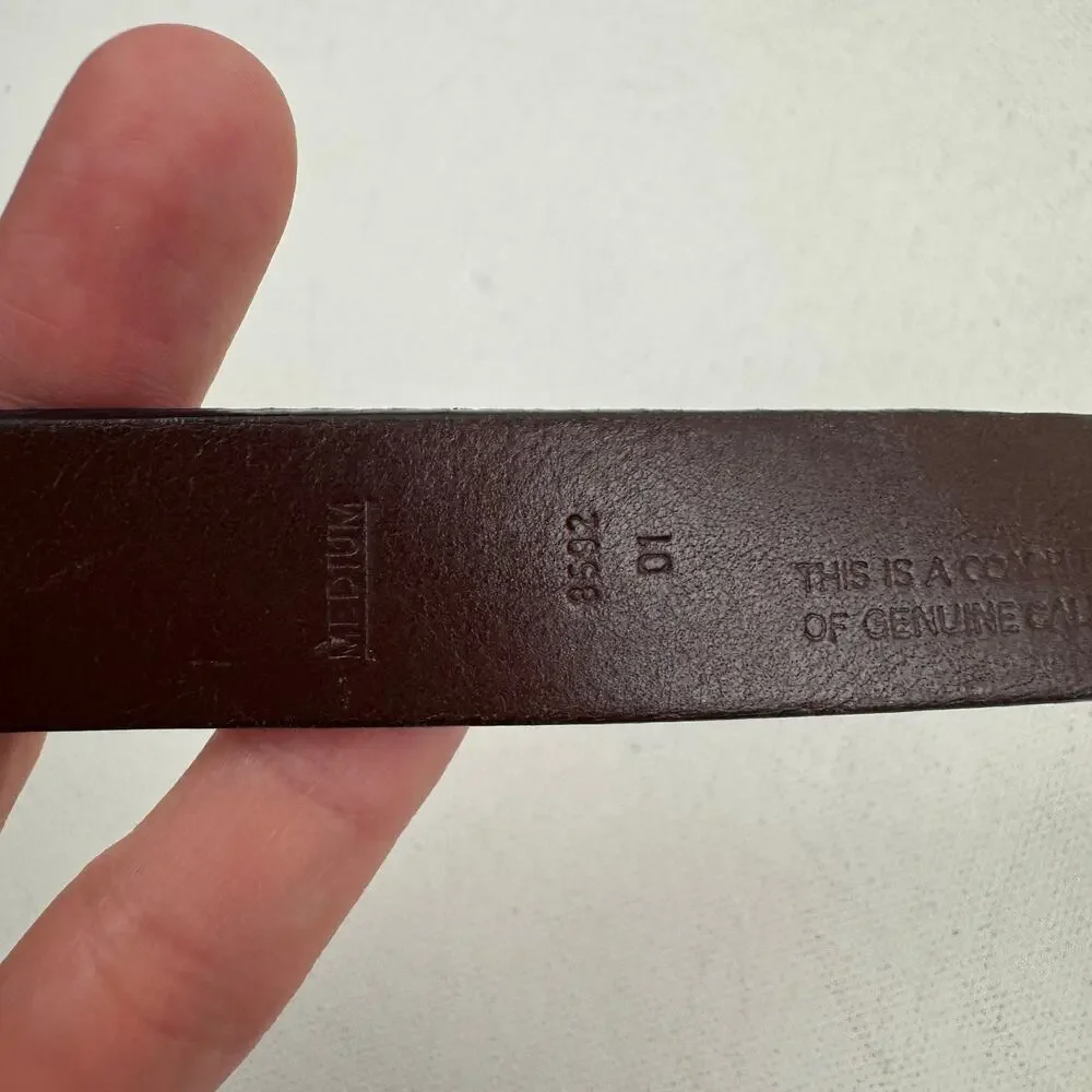Coach Black Leather Belt